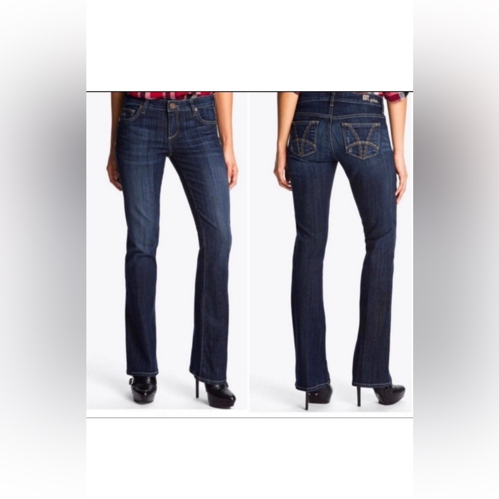 KUT from the Kloth Dark Blue Boot Cut Jeans